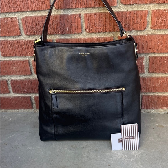 Henri Bendel Leather Too Zip Large Hobo - Picture 3 of 11